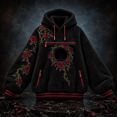 Handmade Midnight Meow Hoodie
